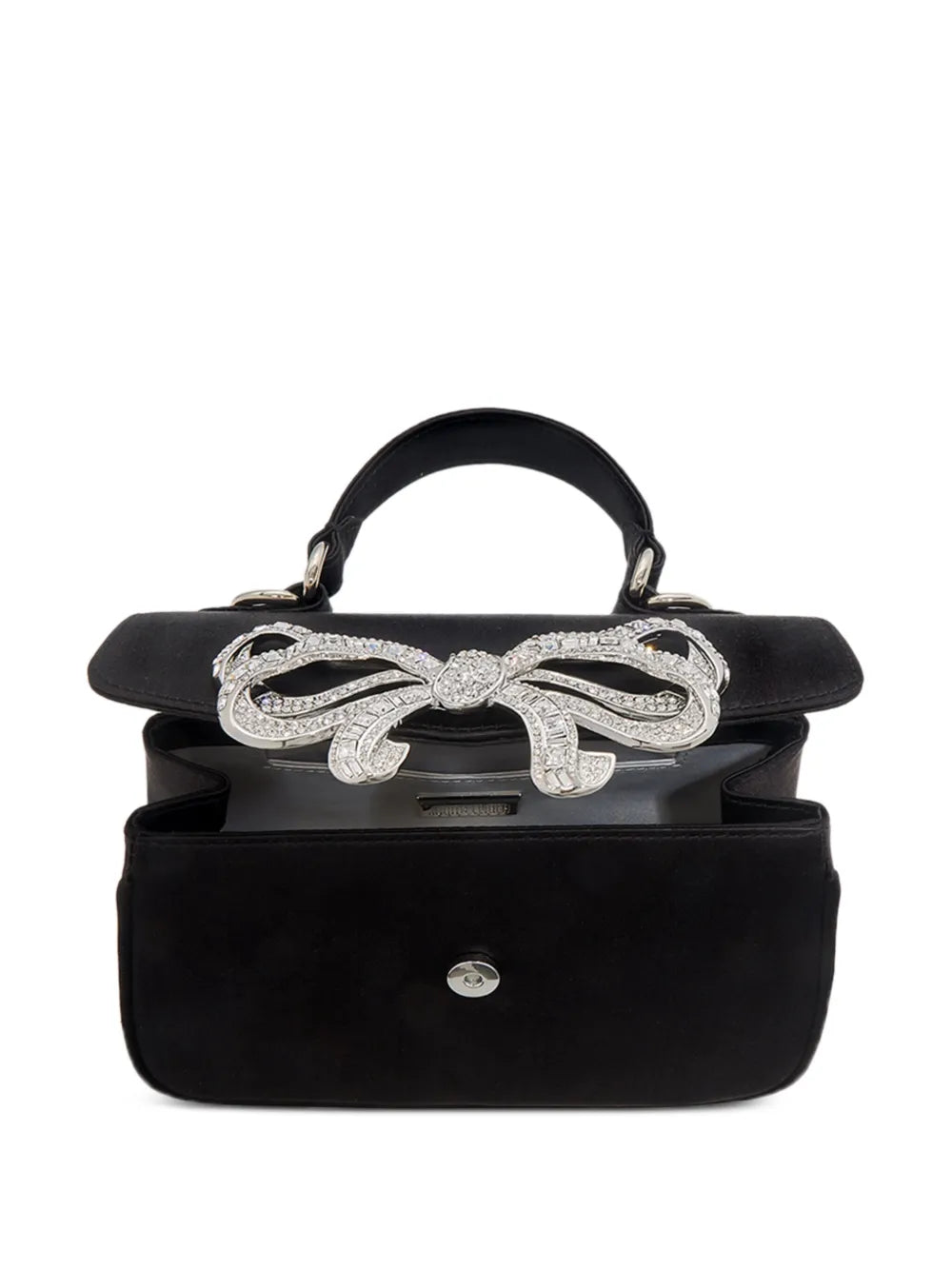 Judith Leiberbow-detail satin tote bag