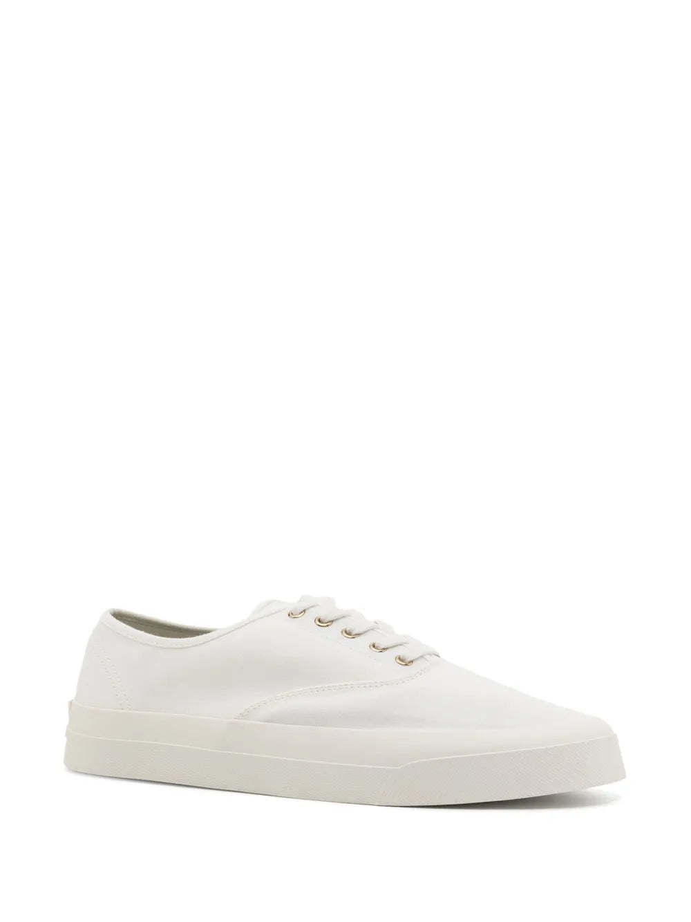 Maison Kitsun Lace-Up Canvas Sneakers