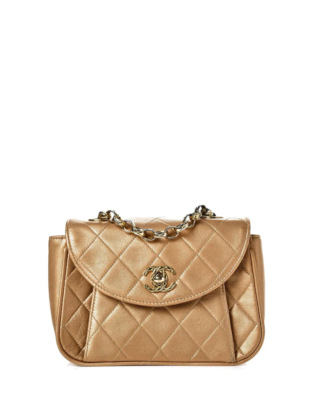 Pre-OwnedCHANEL Pre-Owned1991-1994 CC diamond-quilted crossbody bag