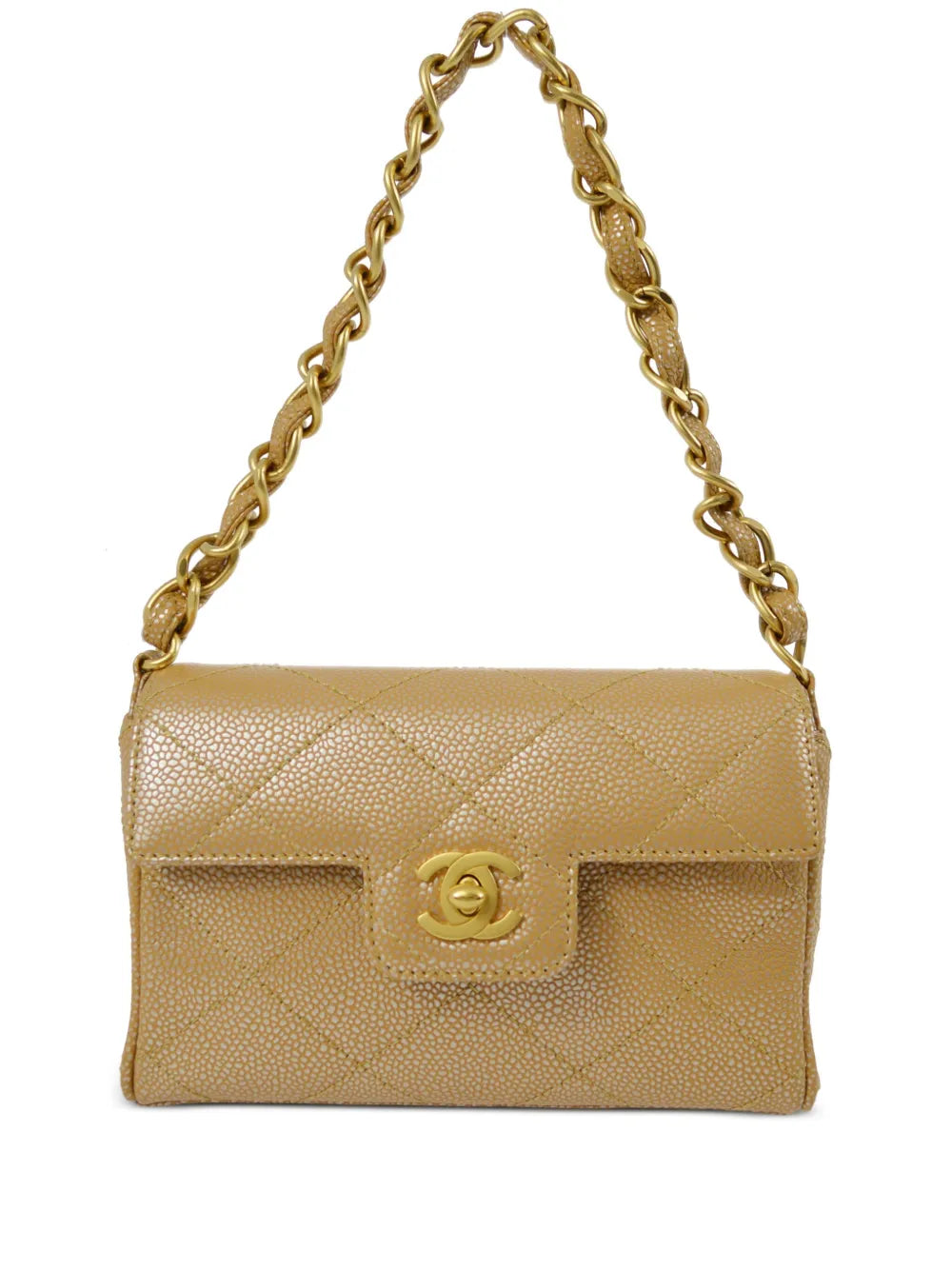 Pre-OwnedCHANEL Pre-Owned2000 CC turn-lock diamond-quilted shoulder bag