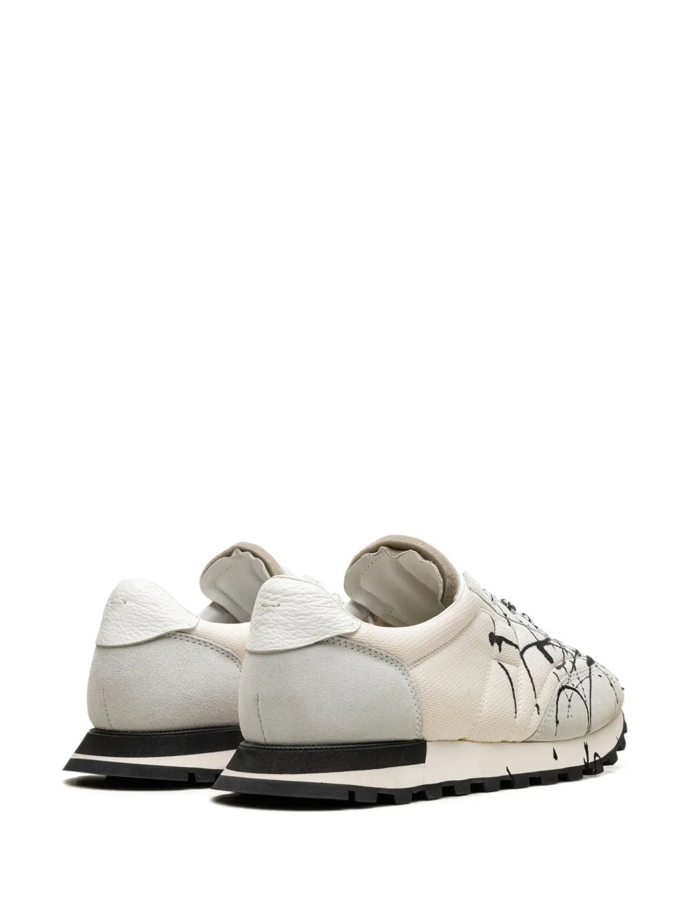 Maison Margiela Panelled Retro Runner Splatter Sneakers