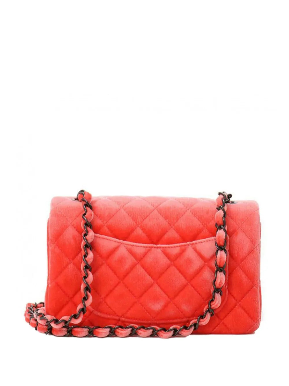 Pre-OwnedCHANEL Pre-Owned2014 Classic Flap velvet shoulder bag