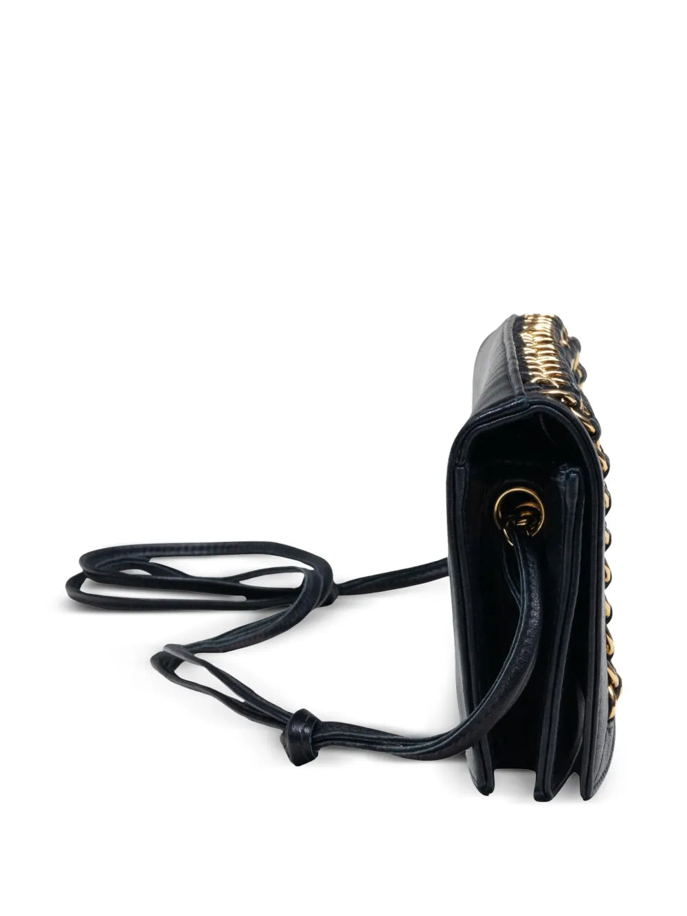 Pre-OwnedCHANEL Pre-Owned2003-2004 leather-and-chain shoulder bag
