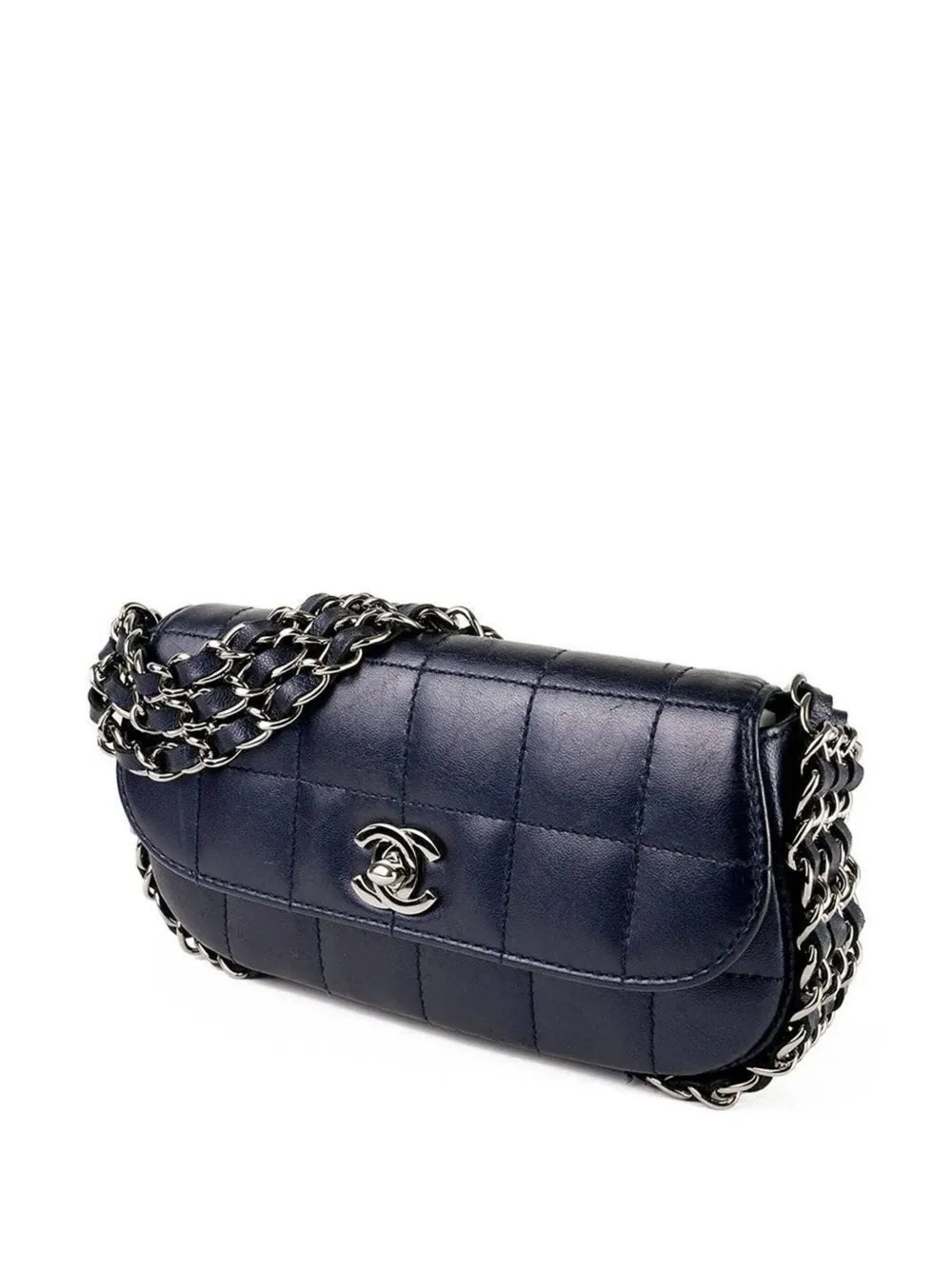 Pre-OwnedCHANEL Pre-Owned2004 Choco Bar shoulder bag
