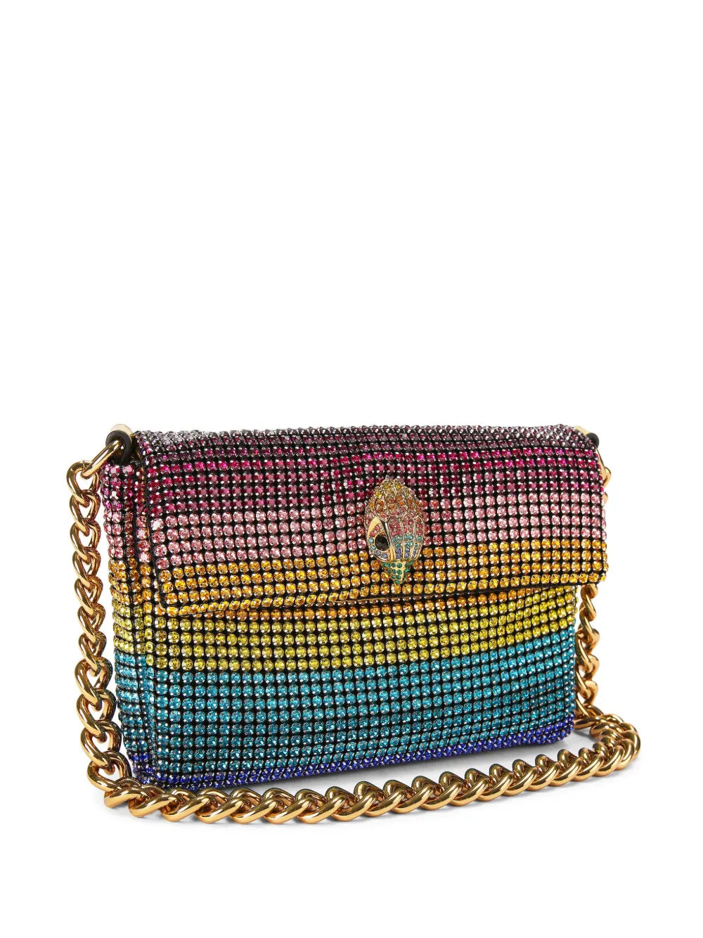 Kurt Geiger Londonsmall Party crystal-embellished bag