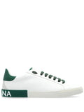 Dolce & Gabbana Portofino Leather Lace-Up Sneakers