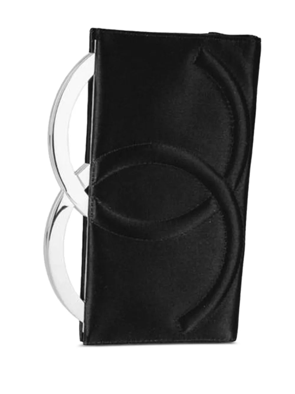 Pre-OwnedCHANEL Pre-Owned2004 CC satin clutch bag