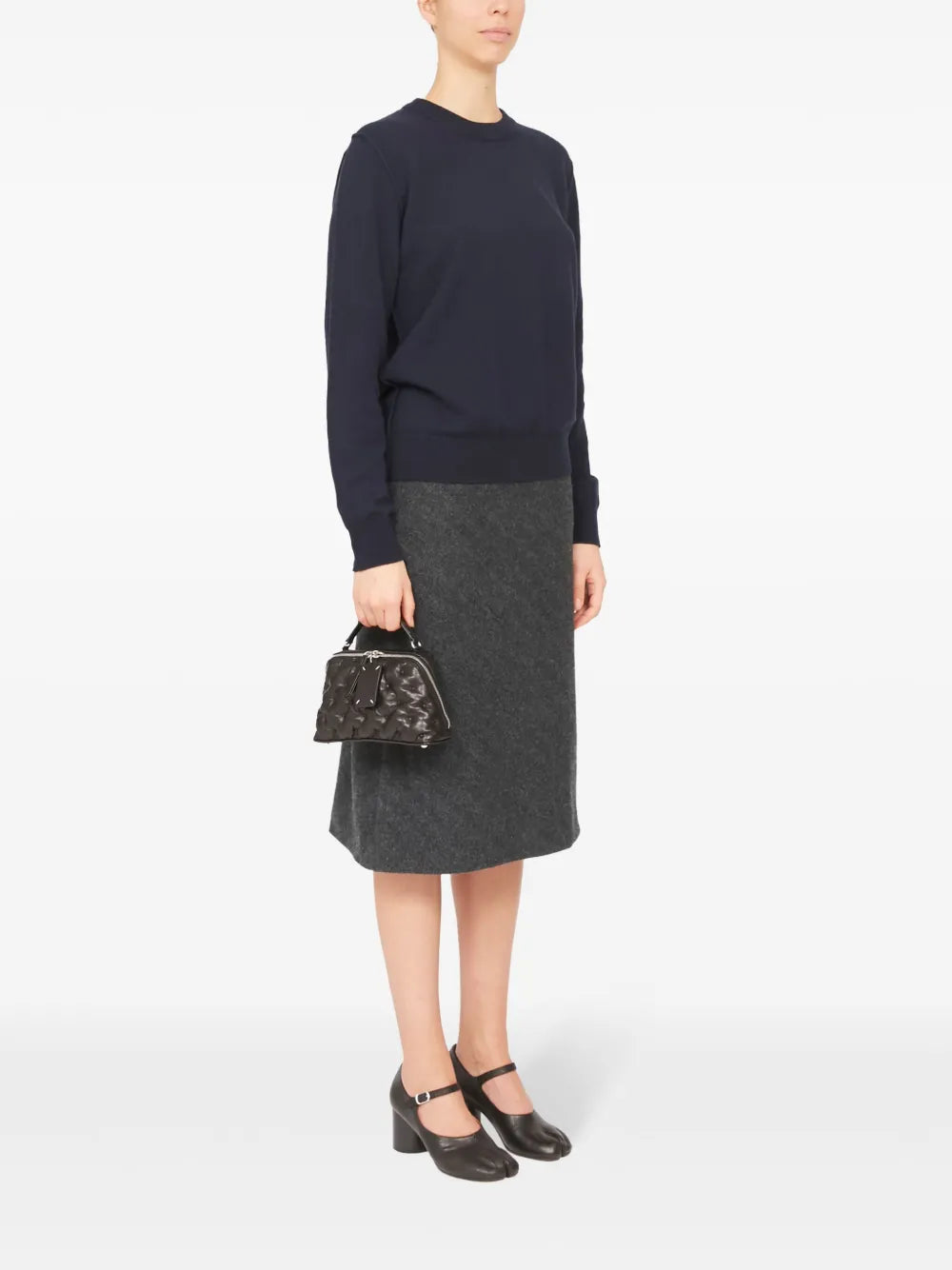 Maison MargielaGlam Slam Embroidery Trapezoid tote bag