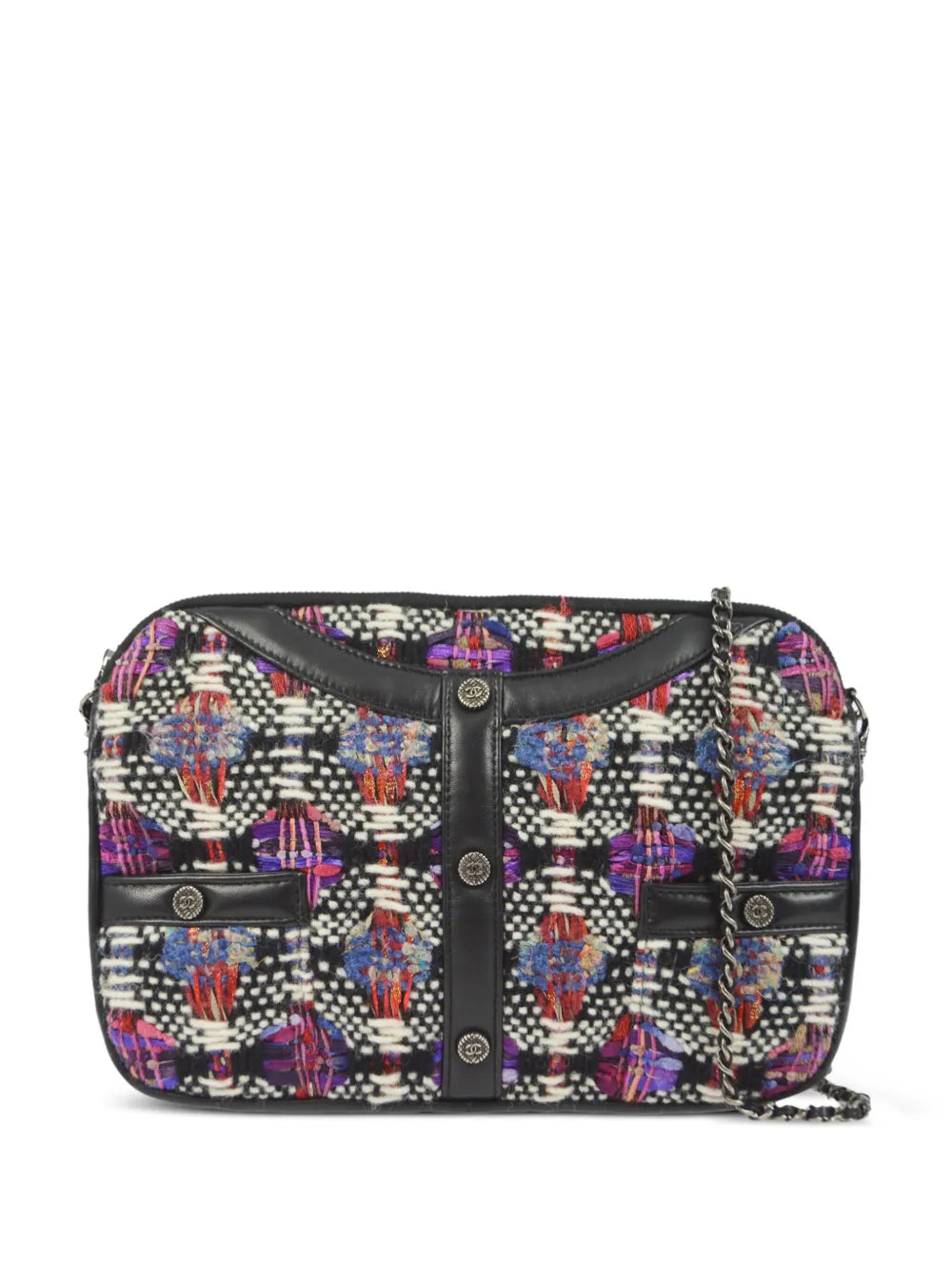 Pre-OwnedCHANEL Pre-Owned2016 Jacket wool shoulder bag