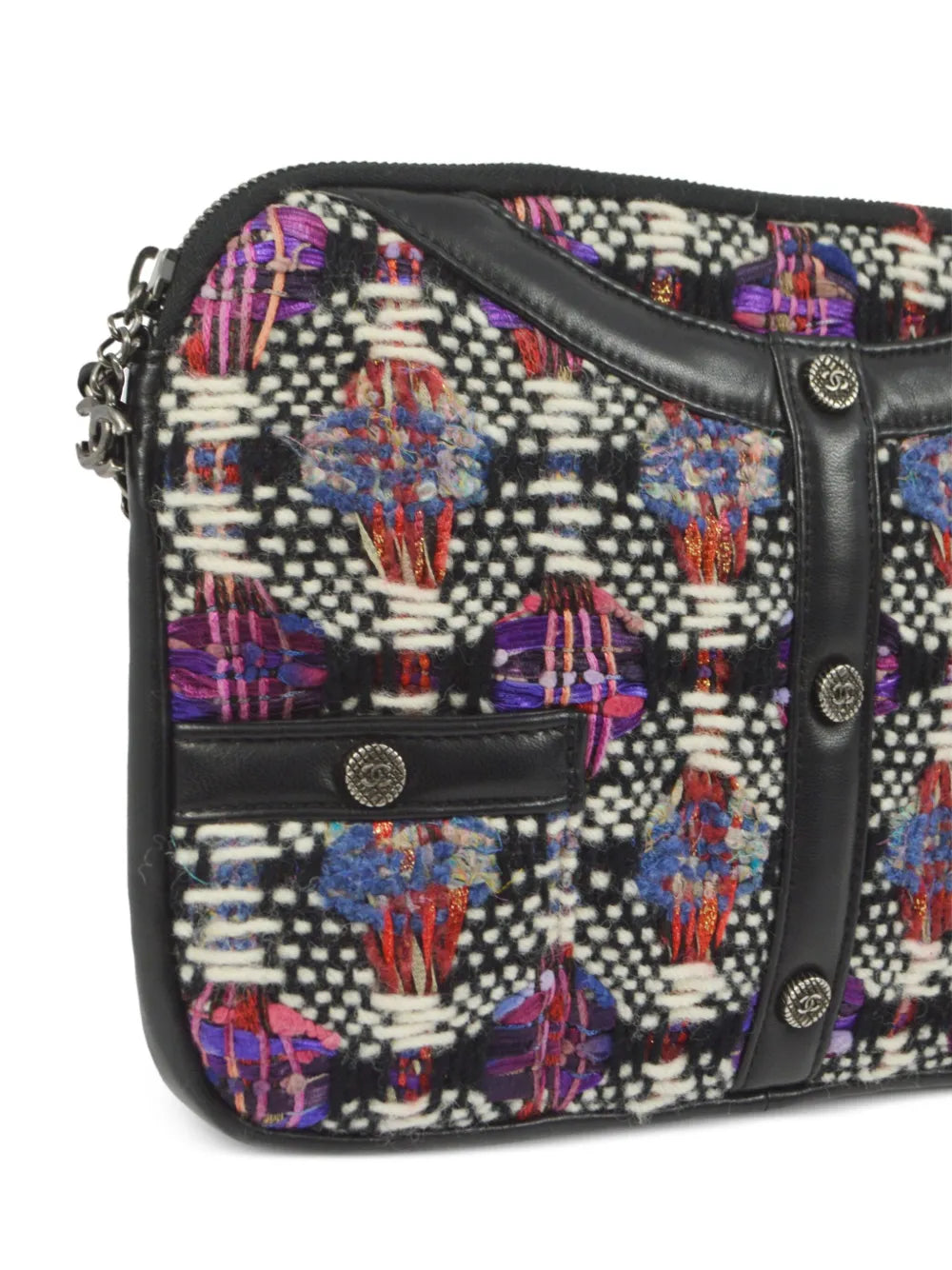 Pre-OwnedCHANEL Pre-Owned2016 Jacket wool shoulder bag