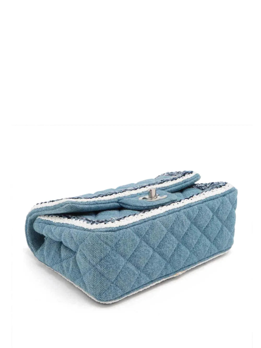 Pre-OwnedCHANEL Pre-Owned2018 denim quilted shoulder bag