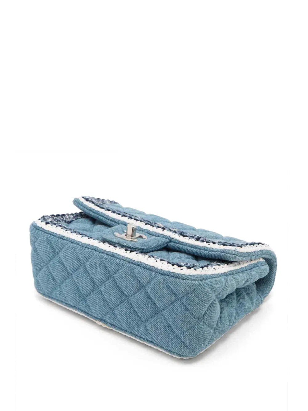 Pre-OwnedCHANEL Pre-Owned2018 denim quilted shoulder bag