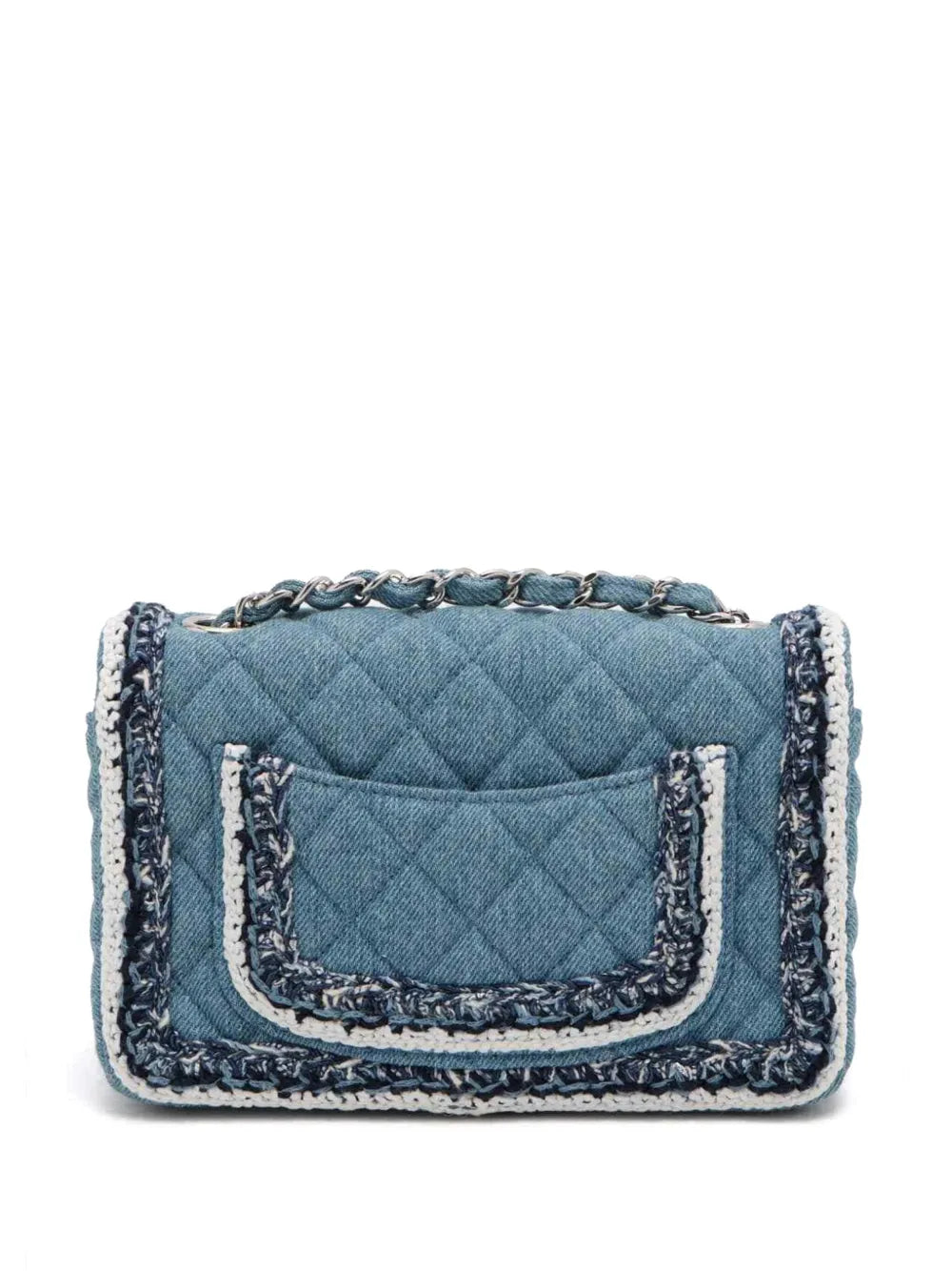 Pre-OwnedCHANEL Pre-Owned2018 denim quilted shoulder bag