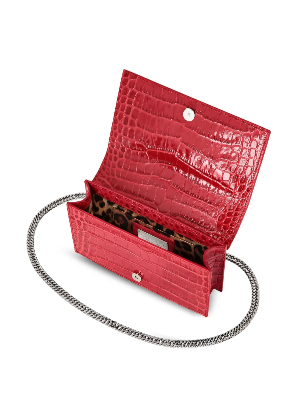 Philipp Pleincrocodile-embossed shoulder bag