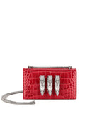 Philipp Pleincrocodile-embossed shoulder bag
