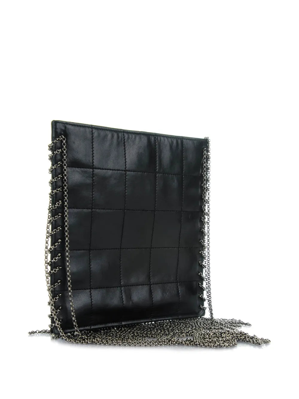 Pre-OwnedCHANEL Pre-Ownedchain-fringe leather crossbody bag