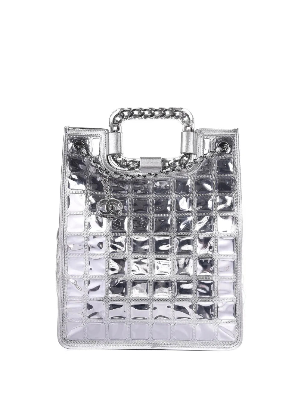 Pre-OwnedCHANEL Pre-Ownedlarge Vinyl Ice Cube tote bag