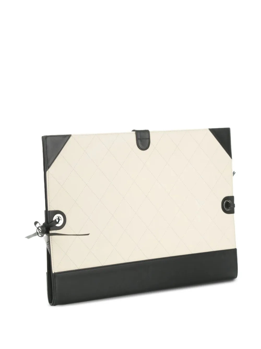 Pre-OwnedCHANEL Pre-Owned2014 CC diamond-quilted clutch bag