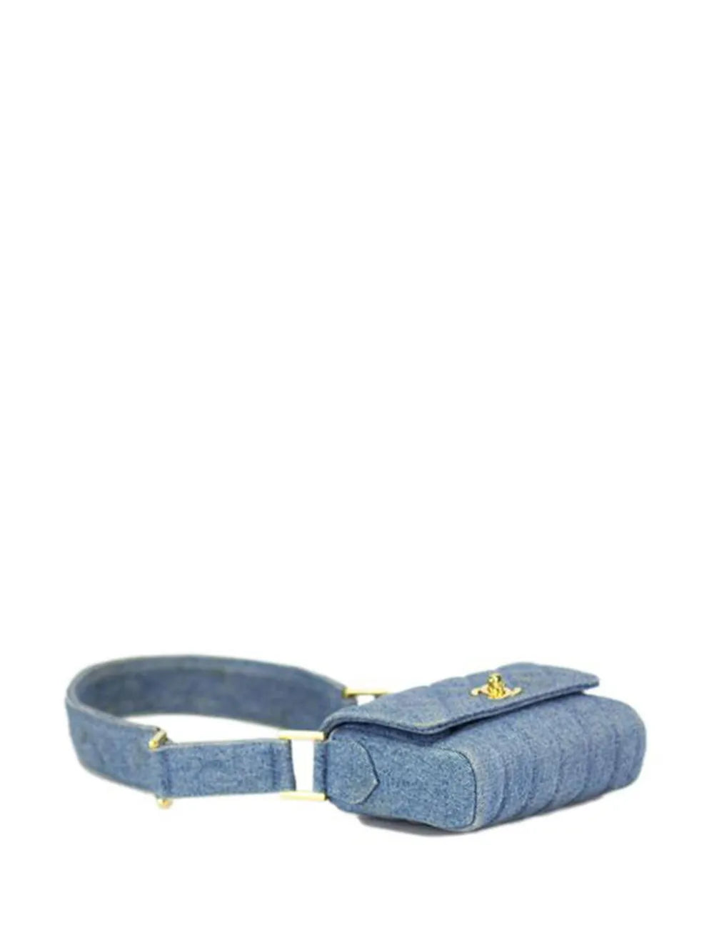 Pre-OwnedCHANEL Pre-Owned1989 mini denim shoulder bag