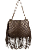 Pre-OwnedCHANEL Pre-Owned2014 Paris Dallas Metis D'Art fringed shoulder bag