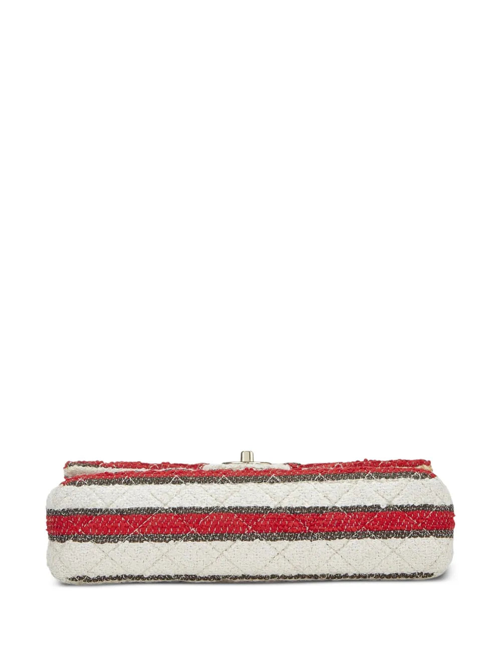 Pre-OwnedCHANEL Pre-Owned2009 medium Classic Flap striped shoulder bag