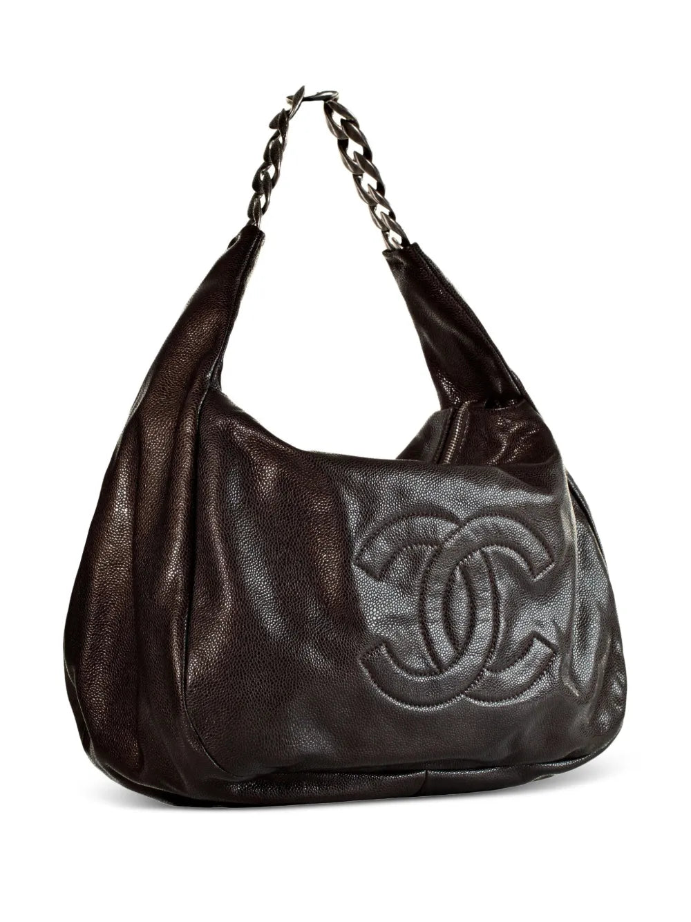 Pre-OwnedCHANEL Pre-Owned2010 stitched-CC shoulder bag