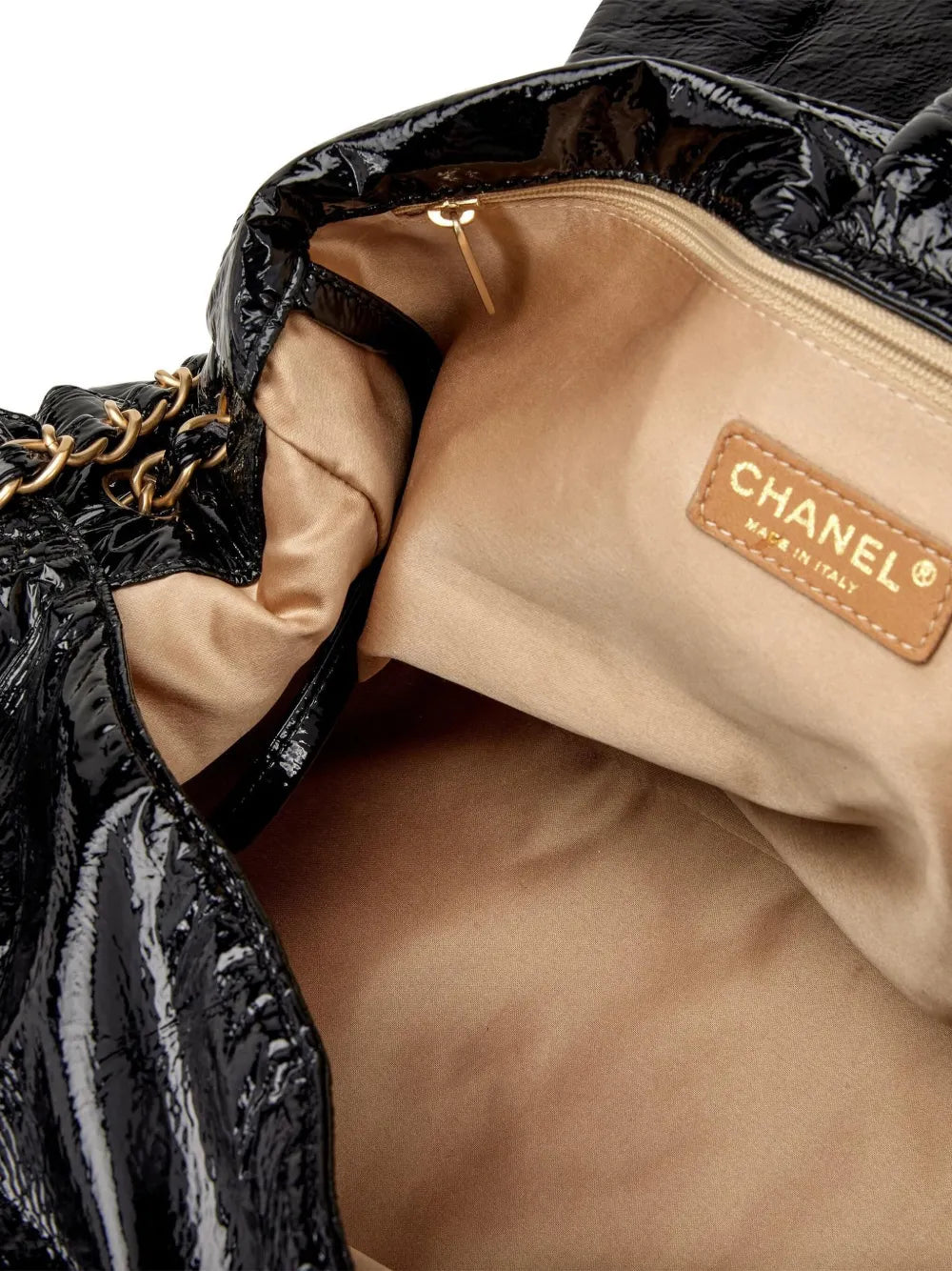 Pre-OwnedCHANEL Pre-Owned2006 large Rock and Chain patent shoulder bag
