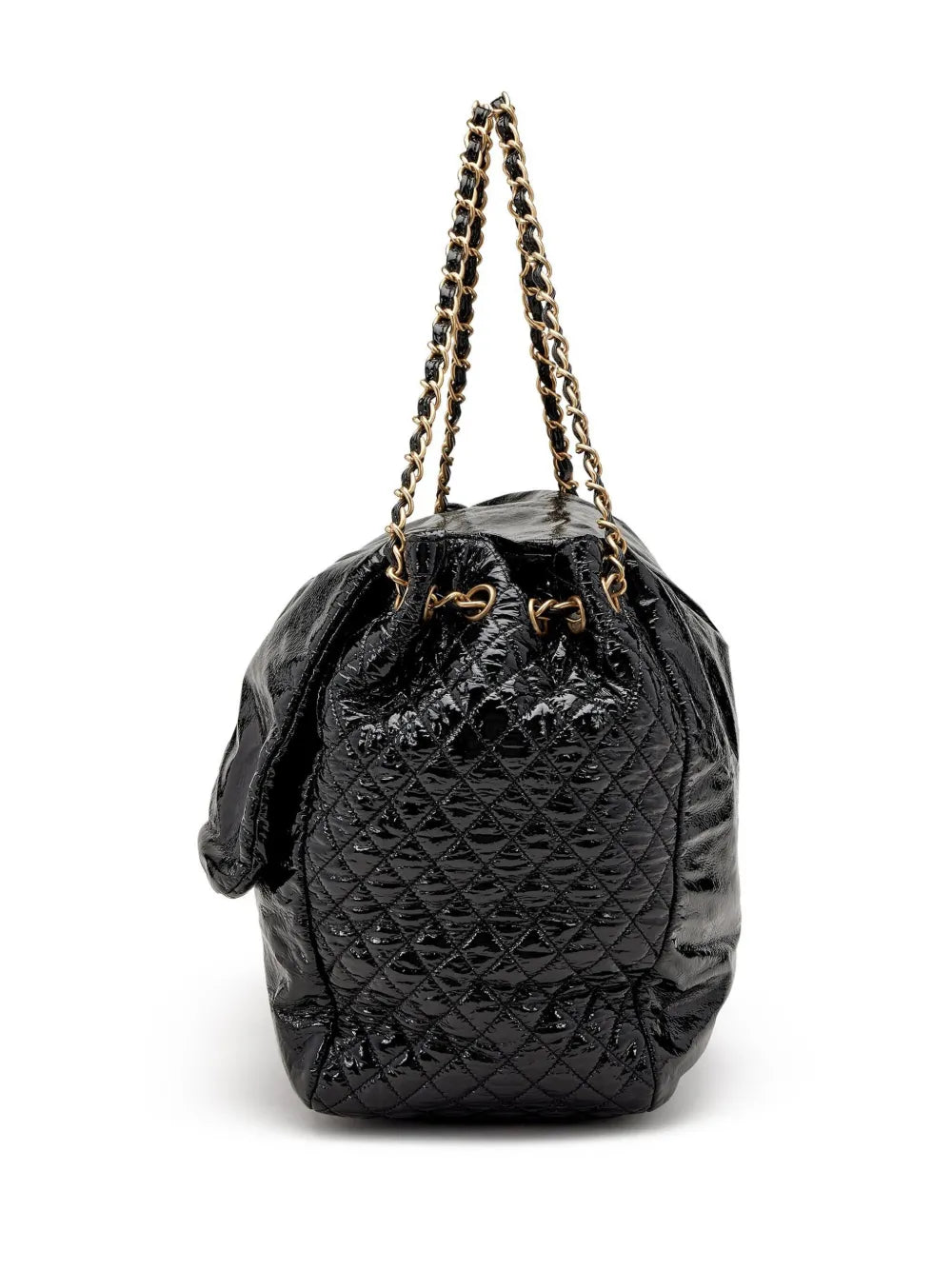 Pre-OwnedCHANEL Pre-Owned2006 large Rock and Chain patent shoulder bag