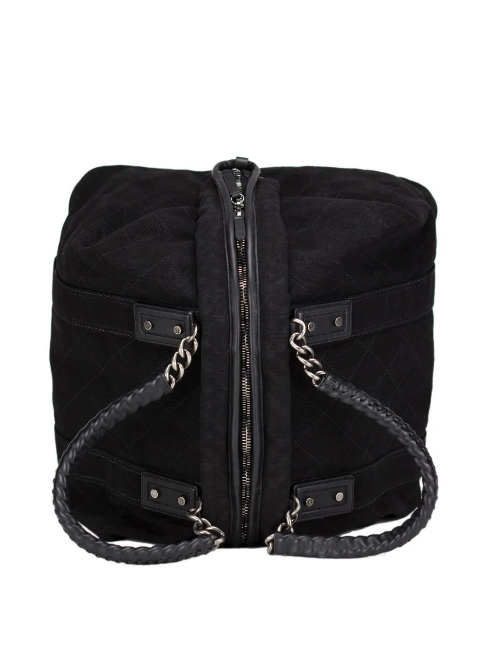 Pre-OwnedCHANEL Pre-Owned2015 large diamond-quilted travel bag