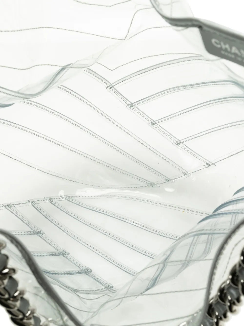 Pre-OwnedCHANEL Pre-Owned2018 PVC Droplet hobo bag
