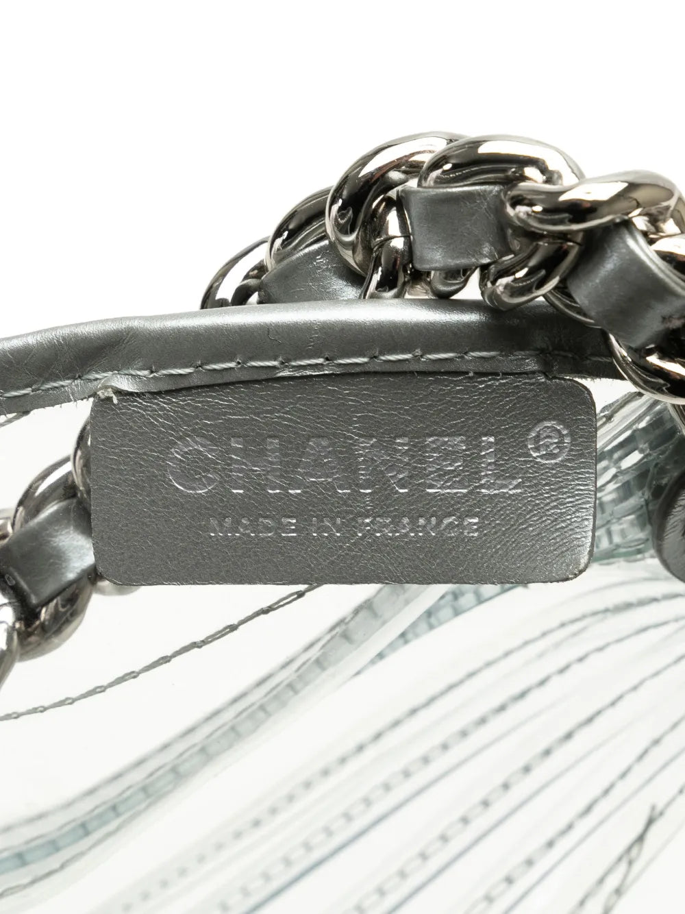 Pre-OwnedCHANEL Pre-Owned2018 PVC Droplet hobo bag