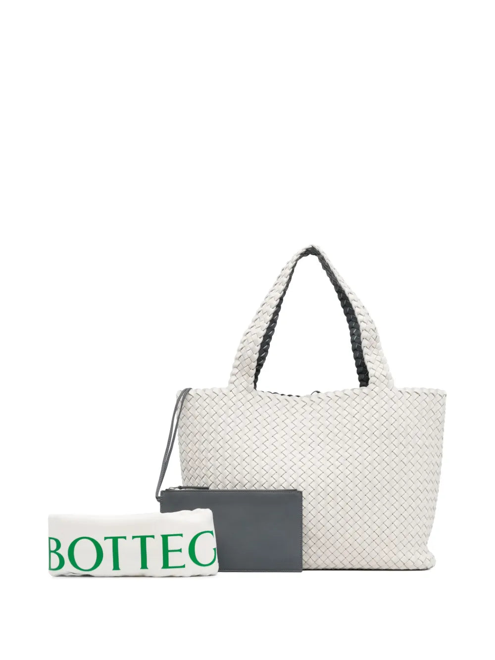 Pre-OwnedBottega Veneta Pre-Owned2023 Bicolor Intrecciato tote bag