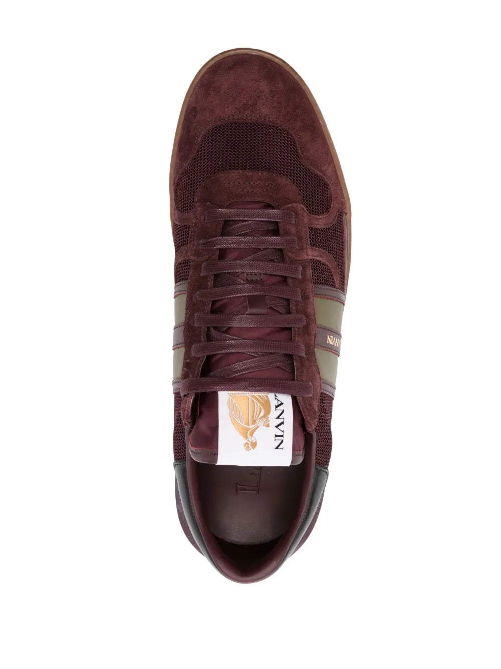 Lanvin Clay Panelled Sneakers