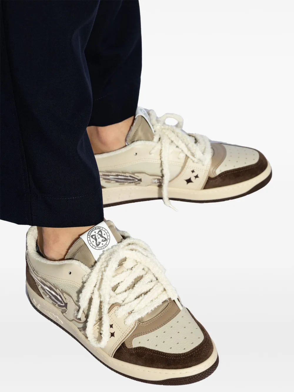 Enterprise Japan Rocket Panelled Sneakers