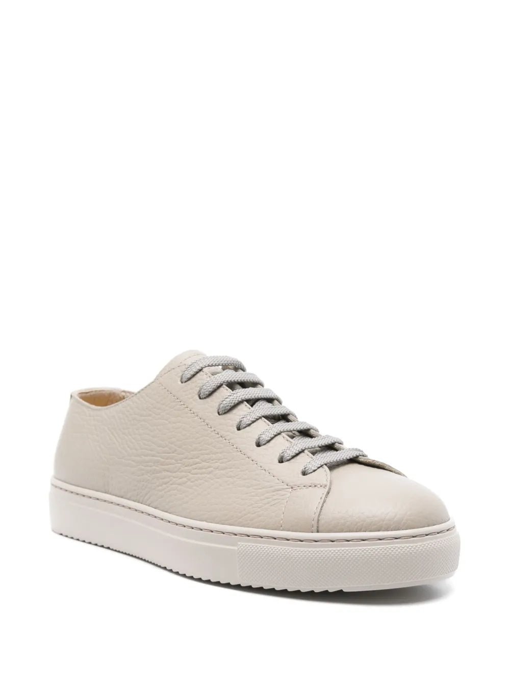 Doucal'S Lace-Up Leather Sneakers