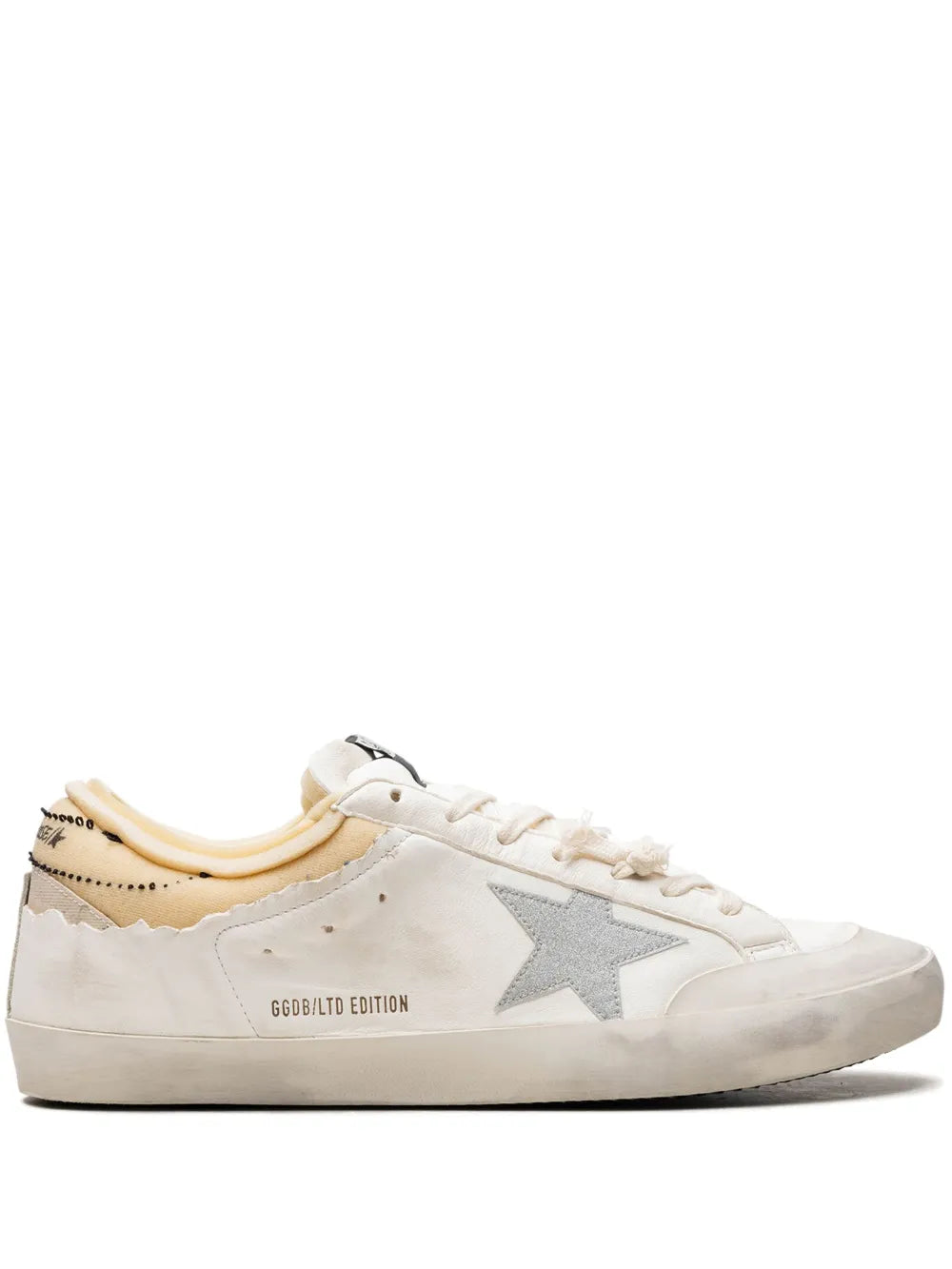 Golden Goose Super-Star Penstar White/Silver/Beige Sneakers