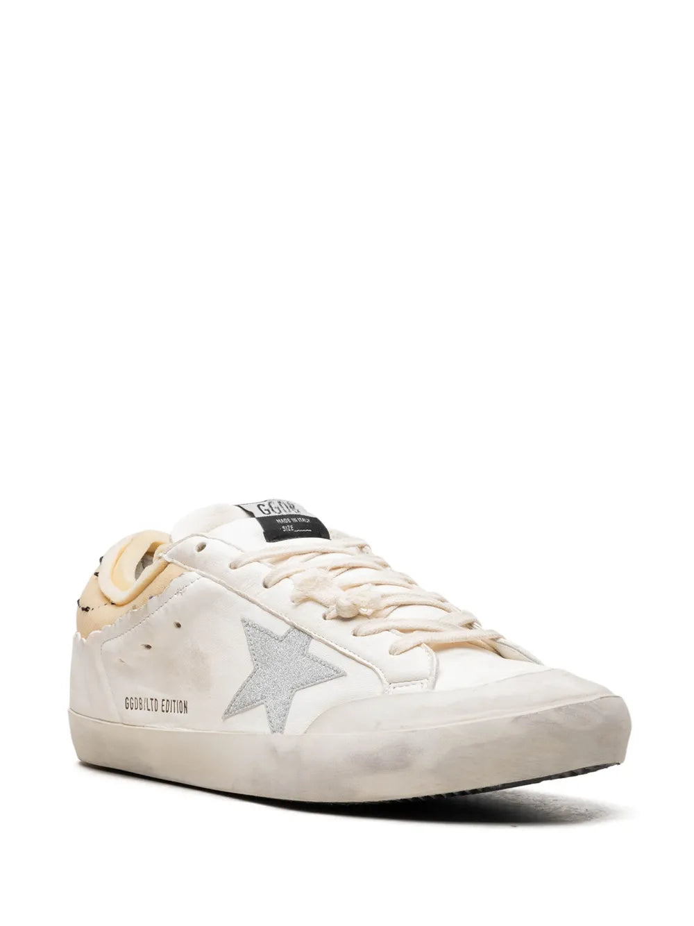 Golden Goose Super-Star Penstar White/Silver/Beige Sneakers