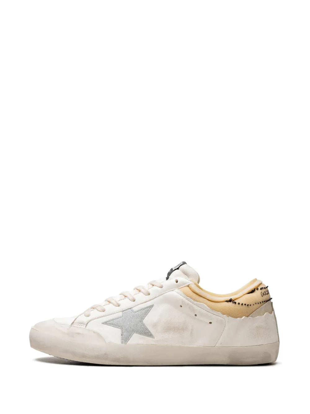 Golden Goose Super-Star Penstar White/Silver/Beige Sneakers