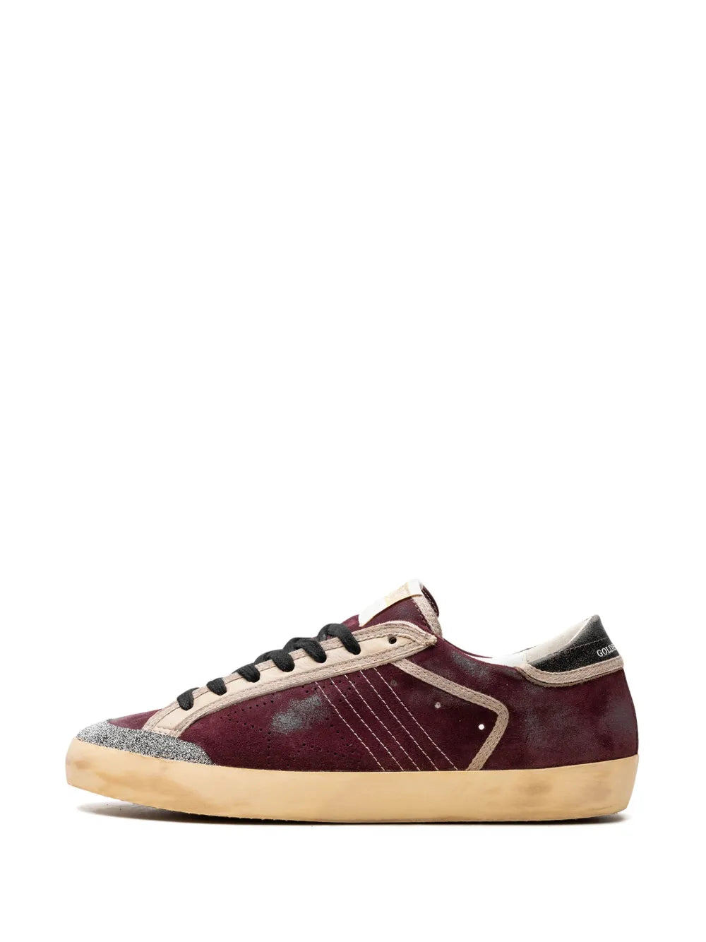 Golden Goose Super-Star Penstar Wine Red/Black Sneakers