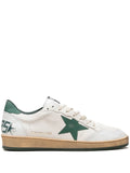 Golden Goose Ballstar White/Green Sneakers