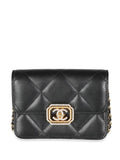 Pre-OwnedCHANEL Pre-Owned2021-2023 CC turn-lock diamond-quilted mini bag