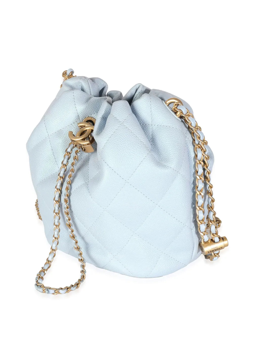 Pre-OwnedCHANEL Pre-Owned2021-2023 CC quilted bucket bag