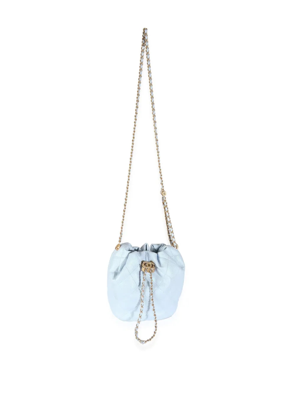 Pre-OwnedCHANEL Pre-Owned2021-2023 CC quilted bucket bag