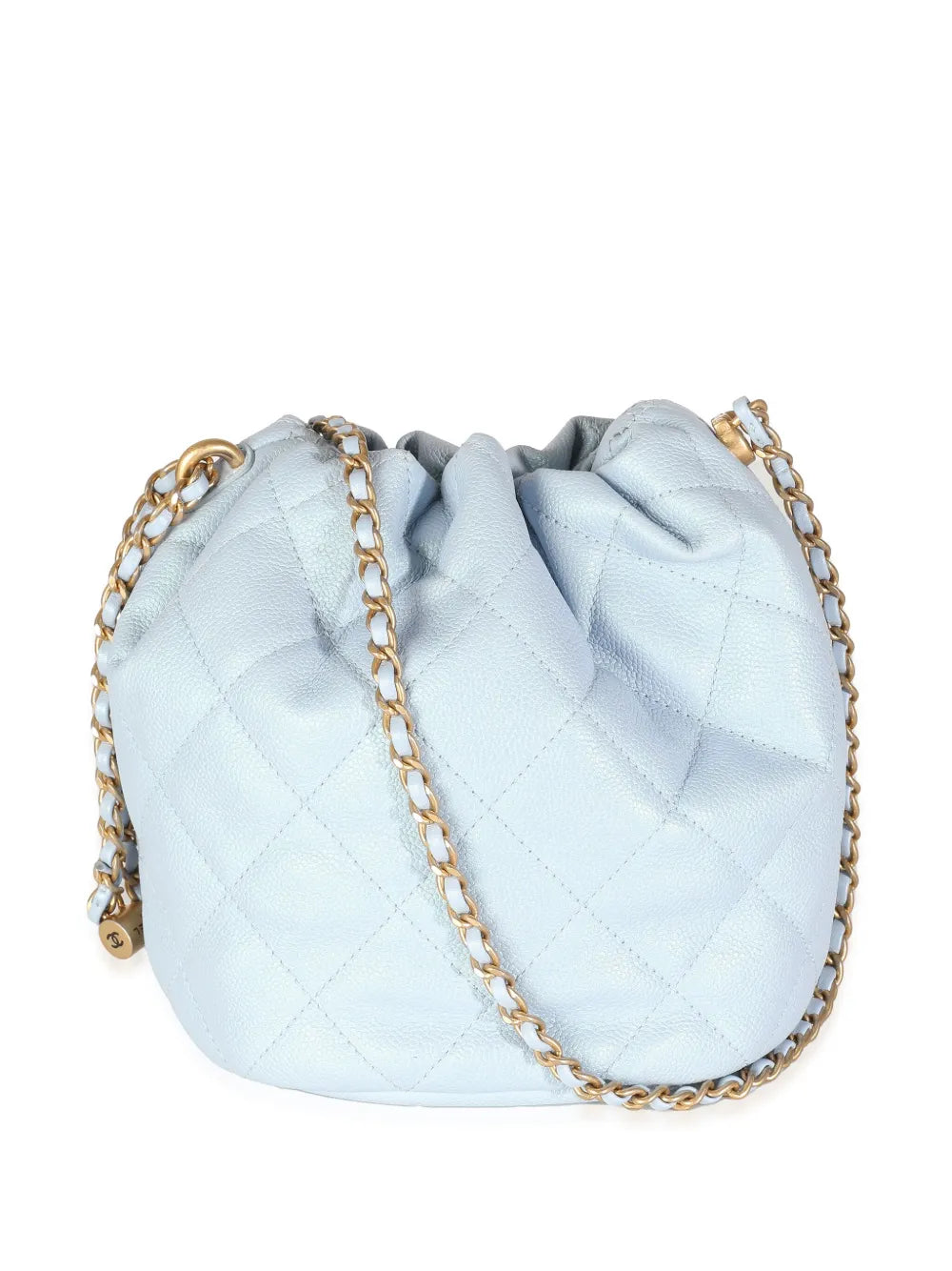 Pre-OwnedCHANEL Pre-Owned2021-2023 CC quilted bucket bag