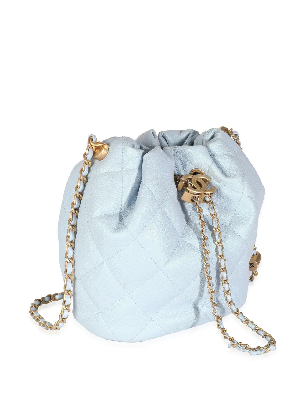 Pre-OwnedCHANEL Pre-Owned2021-2023 CC quilted bucket bag