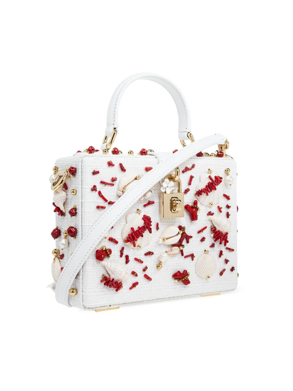 Dolce & GabbanaDolce Box seashell-appliqué tote bag