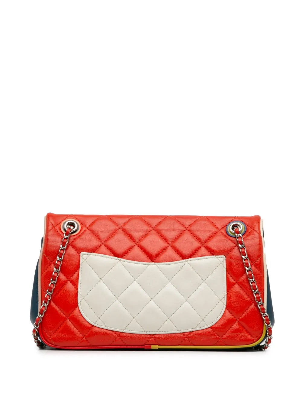 Pre-OwnedCHANEL Pre-Owned2016-2017 Medium Lambskin Cuba Color Flap crossbody bag