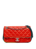 Pre-OwnedCHANEL Pre-Owned2016-2017 Medium Lambskin Cuba Color Flap crossbody bag