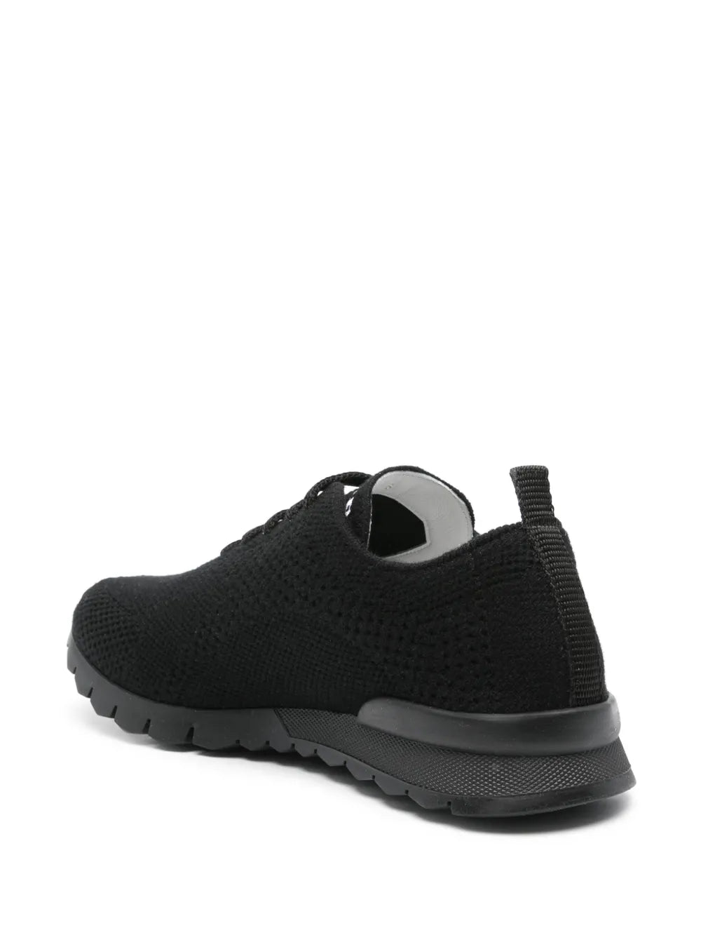 Kiton Knitted Lace-Up Sneakers
