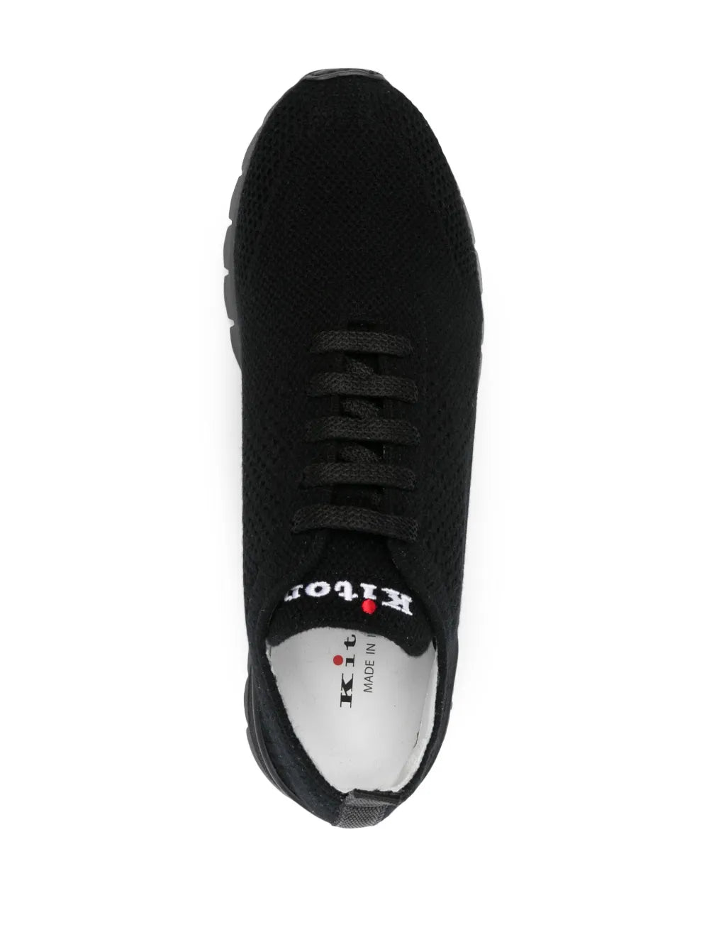 Kiton Knitted Lace-Up Sneakers